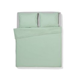 HEMA Dekbedovertrek 240x200/220cm Percal Groen (groen)