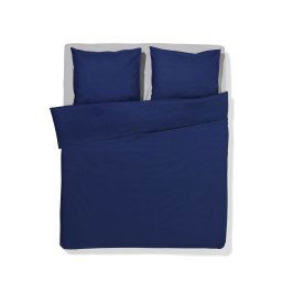 HEMA Dekbedovertrek 240x200/220cm Percal Donkerblauw (donkerblauw)