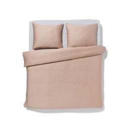 HEMA Dekbedovertrek Satijn 240x200/220 Effen Taupe (taupe)