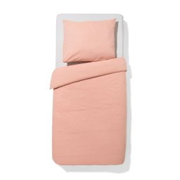 HEMA Dekbedovertrek 140x200/220cm Chambray Oranjerood (terra)