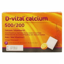 D-vital Calcium 500/200 Sinaas Zakjes 40