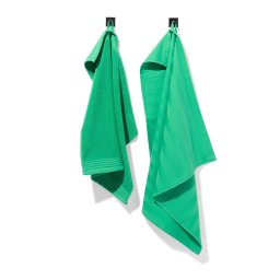 HEMA Set Keuken- En Theedoek Strepen Groen - 2 Stuks