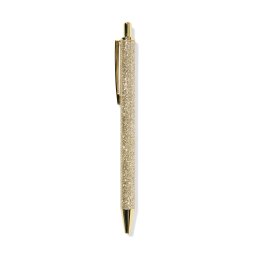 HEMA Balpen Glitter Goud Blauwschrijvend