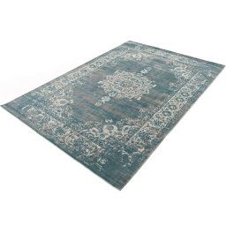Home Living tapijt Classic - grijs/Blauw - 125x200 cm - Leen Bakker