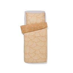 051 Dekbedovertrek 140x200/220cm Zacht Katoen Schelpen Zand (beige)
