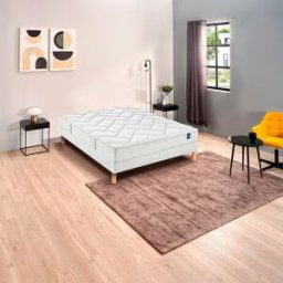 BULTEX Ens. matelas mousse ferme + sommier Back to basics
