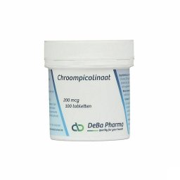 Deba Pharma Chroompicolinaat 100 Tabletten