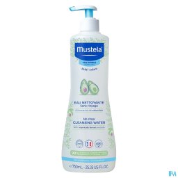 Mustela Reinigend Water Zonder Spoelen 750ml