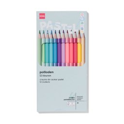 HEMA Kleurpotloden Pastel - 12 Stuks