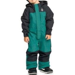 Volcom - Combinaison de ski - Little Flurry One Piece Atlantic Deep - Taille Enfant 2 ans - Vert