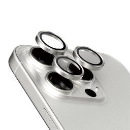 Протектор за камера PanzerGlass Titanium Hoops за Iphone 15Pro/15 Pro Max - Бял