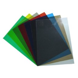 Прозрачни корици за подвързване - цветни / 20 бр. опаковка