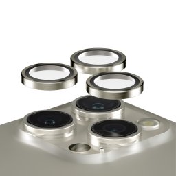 Протектор за камера PanzerGlass Hoops за Iphone 15 Pro/ProMax - Titanium