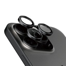 Протектор за камера PanzerGlass Titanium Hoops за Iphone 15Pro/15 Pro Max - Черен