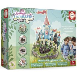 Образователна игра и 3D пъзел Dream Gardens Замък