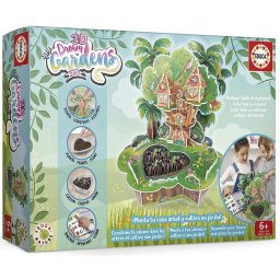 Образователна игра и 3D пъзел Dream Gardens Къща на дърво
