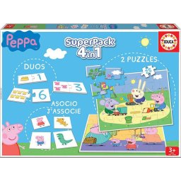 Комплект игри Peppa Pig, 4 броя