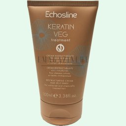 EchosLine Реконструиращ крем с кератин и арган 100 мл. Kerating Veg Treatment Restructuring Cream