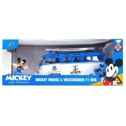 Колекционерска метална кола Disney Mickey VW T1 Bus, 1:24