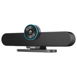 Видеоконферентна система Prestigio Solutions Collaboration Bar Gamma, микрофон, 8.5Mpix камера, 4K/30fps, 10W говорители, USB, AUX