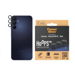Стъклен протектор за камера PanzerGlass Hoops за Samsung Galaxy A15 / А15 5G - Черен