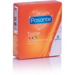 Pasante Taste Mix презервативи вкус Blueberry, Strawberry, Mint 3 бр.