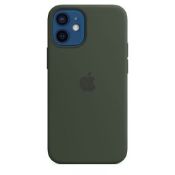 Оригинален калъф Apple Silicone Magsafe Cover за iPhone 12 Mini - Тъмно зелен, MHKR3ZM/A