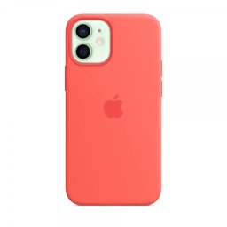 Оригинален калъф Apple Silicone Magsafe Cover за iPhone 12 Mini - Pink Citrus, MHKP3ZM/A