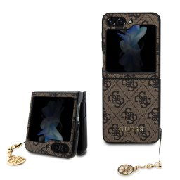 Гръб Guess 4G Charms Case за Samsung Galaxy Z Flip 5 - Кафяв