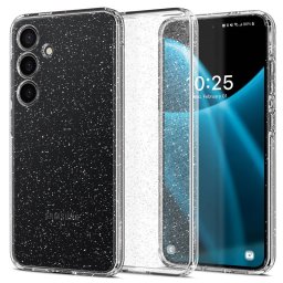 Гръб Spigen Liquid Crystal Glitter за Samsung Galaxy S24 - Прозрачен/блестящ