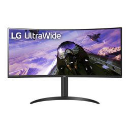 LG 34WP65CP-B, 34" UltraWide AG, Curved VA, 5ms, 1ms MBR, CR 3000:1, 300 cd/m2, 21:9, QHD 3440x1440, HDR10, AMD FreeSync, sRGB 99%, 160Hz, HDMI, DisplayPort, Speaker Maxx Audio 7Wx2, Tilt, Height Adjustable, Headphone Out, Black