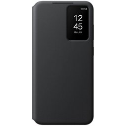 Оригинален калъф Samsung S-View Case за Galaxy S24 Plus - Черен, EF-ZS926CBE