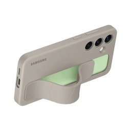 Оригинален гръб Samsung Standing Grip Cover за Galaxy S24 - Taupe, EF-GS921CUE