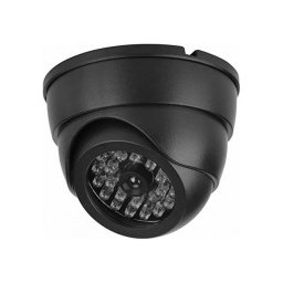 IP-FC009 - фалшива, бутафорна, имитираща куполна камера с подсветка за видеонаблюдение
