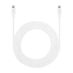 Data кабел ttec, Type-C - Type-C, 300cm, 65W, Fast Charge Cable, Бял