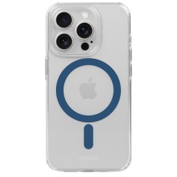 Гръб Holdit за iPhone 15 Pro, MagSafe Case, Син