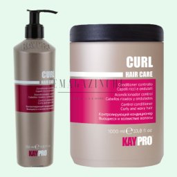 Kay Pro Балсам за контрол на къдрави коси 350 / 1000 мл.Hair Care Curl Control Conditioner