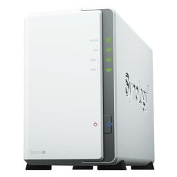 Мрежови диск (NAS) Synology DS223J, четириядрен Realtek RTD1619B 1.7GHz, без твърд диск (2x SATA), 1GB DDR4, 1GbE LAN, 2x USB 3.2 Gen 1