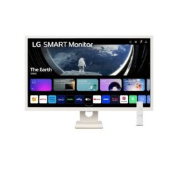 Монитор LG 32SR50F-W, 31.5" IPS Smart webOS23, Anti-Glare, 8ms, 1200:1, 250cd/m, sRGB 99%, FHD 1920x1080, HDR 10, HDMI, USB, Wi-Fi B/in, AirPlay 2, Speacers 5W x 2, Tilt, White