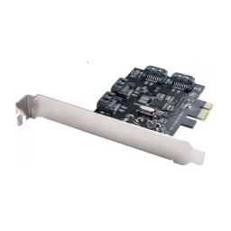Контролер Orico PAS-M4U, от PCIe x1 към 4x SATA 3.0 6Gbps(ж)