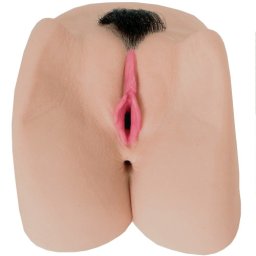 Вибро вагина и анус Кибер Кожа "SASHA GREY" 25 х 15 см