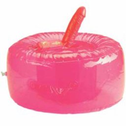 Надуваема възглавница с вибриращ пенис 15 см. "ECSTACY LOUNGE"