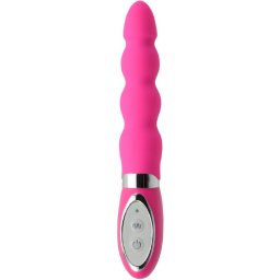 Вибратор мед.силикон "WILD PEARLS PINK" 16 см.