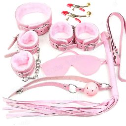 BDSM Комплект "PINK BONDAGE" 7 части