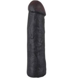 Пенис удебелител Кибер Кожа "BIG BLACK SLEEVE" 22 см.