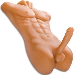 Мега мастурбатор с пенис отливка "DUDE SILLY FLESH" 50 х 30 см. 3D Торс