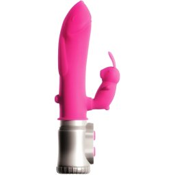 Мултифункционален вибратор от Медицински силикон "SEXY BUNNY" 21 см