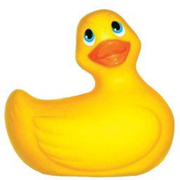 Забавен вибро стимулатор и масажор "I RUB MY DUCKIE" 12 x 13 см