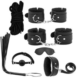 BDSM Комплект "BLACK SENSUAL" 7 части