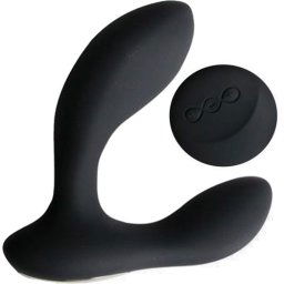 Простатен стимулатор и масажор "LELO HUGO BLACK" 16 см Wireless